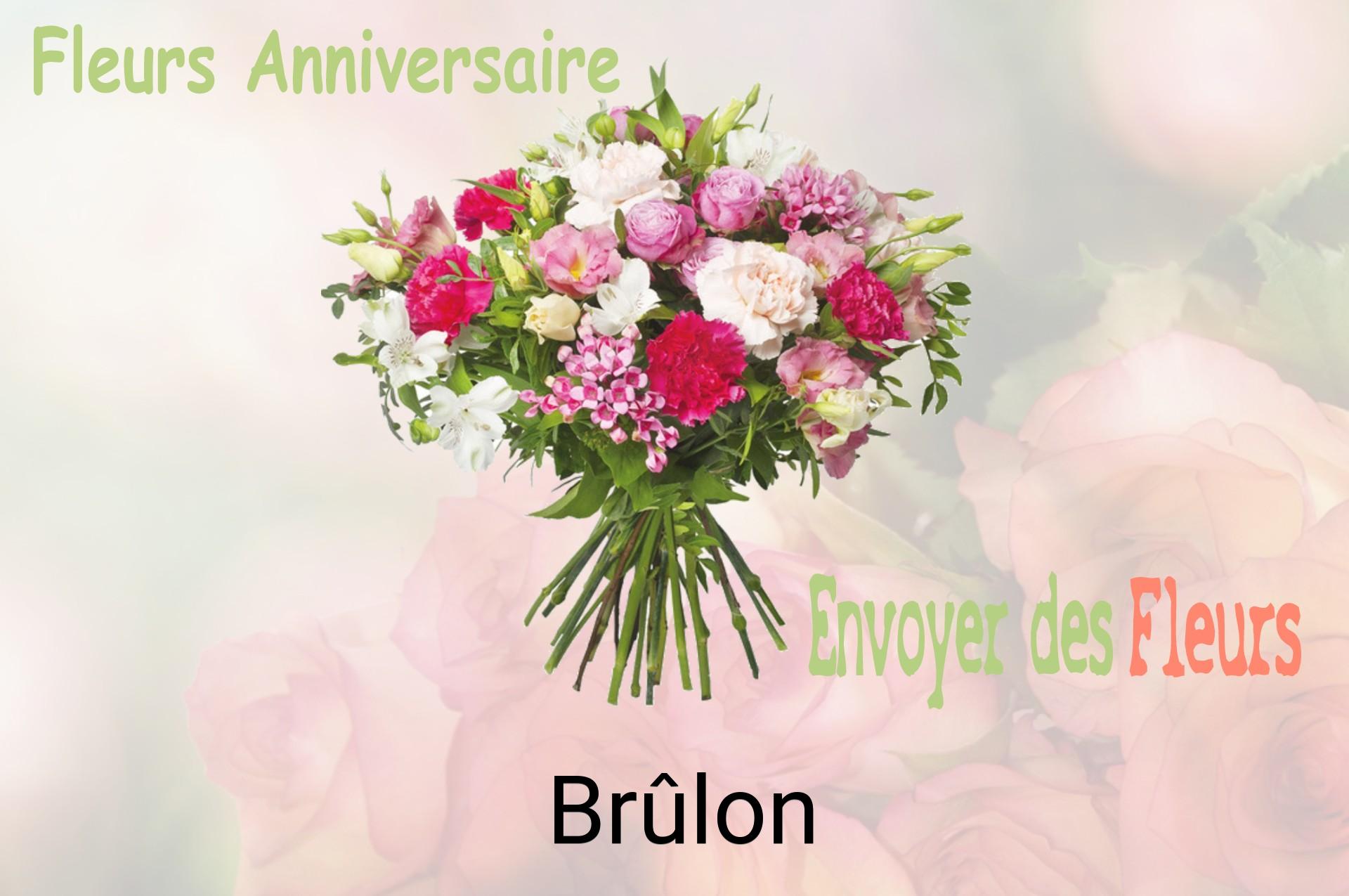 Bouquet de fleurs d’anniversaire livré à Brûlon