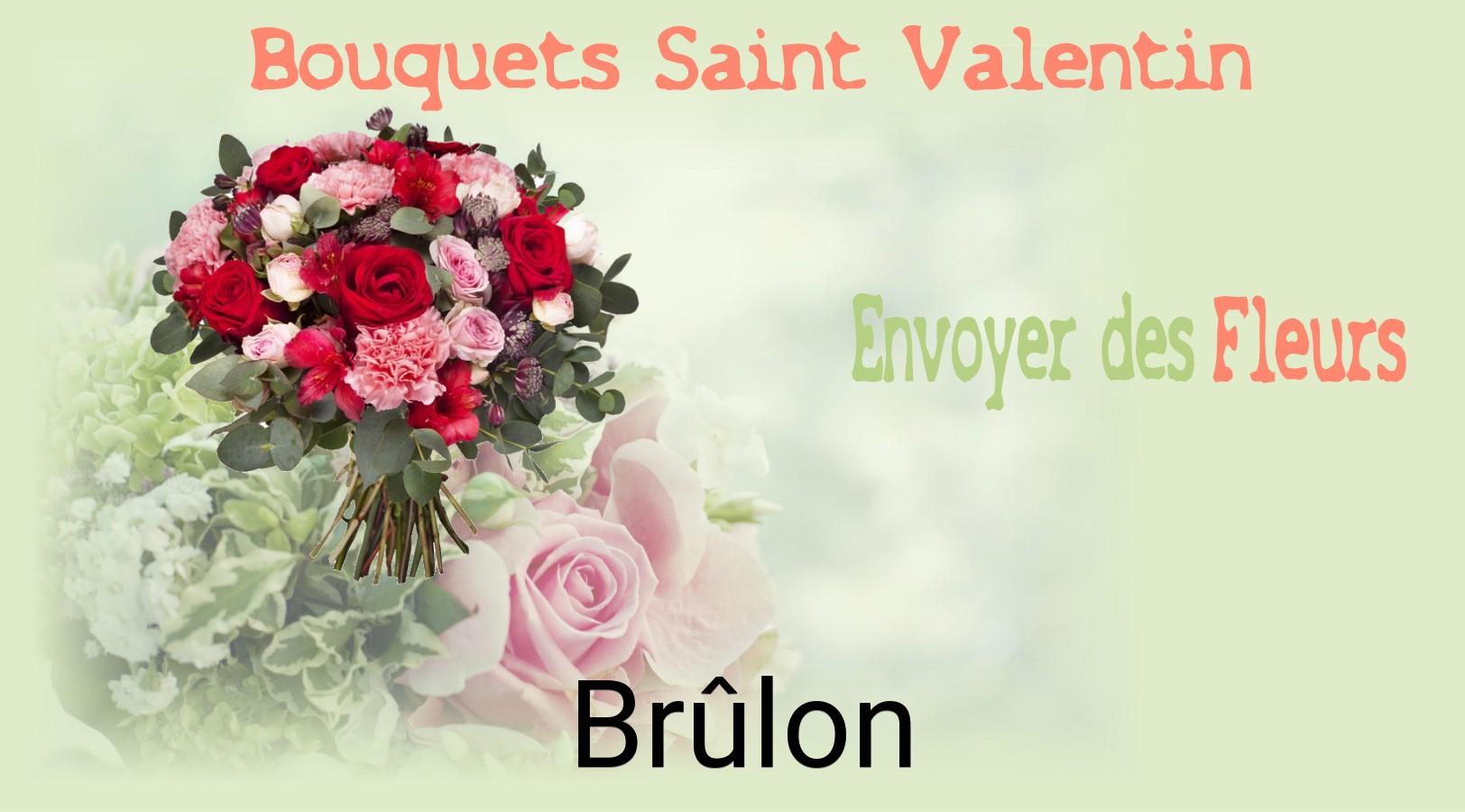 Roses de Saint-Valentin livrées à Brûlon